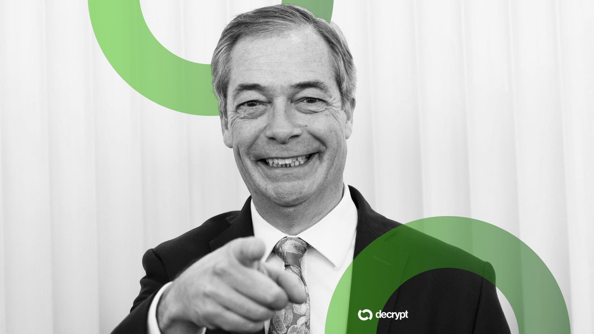 Crypto Billionaires Donate $9.4M to Farage’s Reform UK in Q1 — image 2