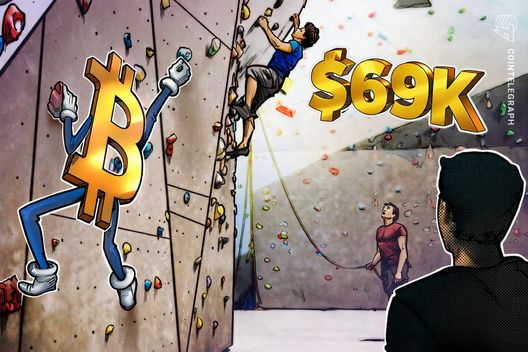 Bitcoin price retags $69K as G7 oil plan hangs in the balance