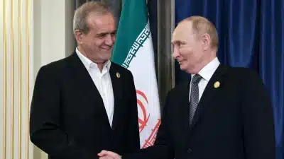 Vladimir Putin proposes Iran and US store enriched uranium in Russia