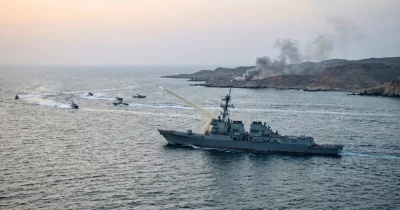 US military conducts strikes on Iran after drone attacks on ships in Strait of Hormuz