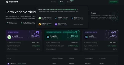 Exponent Finance goes live with v2 upgrade on Solana, adds new yield management features