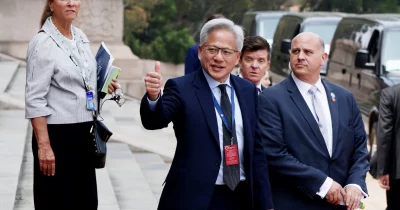 Nvidia CEO Jensen Huang declares support for President Trump at Beijing summit