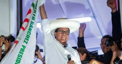 Sánchez narrowly leads Fujimori in Peru election runoff with 98% of votes counted