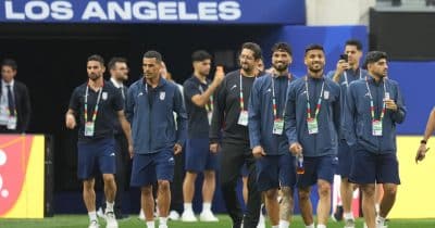 Protests erupt in Los Angeles as Iranian soccer team arrives for 2026 World Cup match