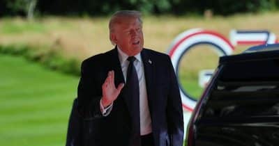 Trump arrives in Evian for G7 summit as global tensions dominate agenda