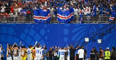Cape Verde leads Uruguay in World Cup debut with free-kick goal
