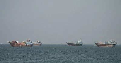 Iran strikes cargo ship near Oman as Strait of Hormuz traffic holds steady