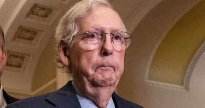 McConnell hospitalized after cardiac arrest, absence raises Senate concerns