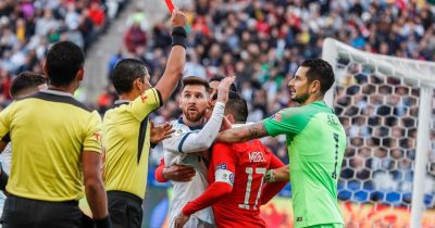 Argentina and Messi benefit from unprecedented World Cup red card controversy