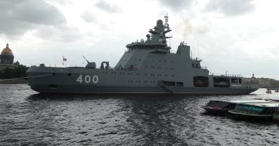 Ukraine naval drone sinks Russian patrol ship near Putin’s compound