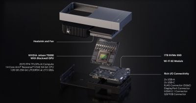 Nvidia shrinks robotics chip size in half, maintains performance with new Jetson AGX Thor
