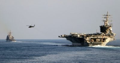 US warns Iran of overwhelming military response to Strait of Hormuz shipping attacks