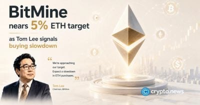 BitMine acquires $19M in Ethereum as it closes in on 5% of total supply