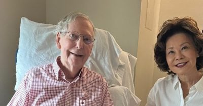 McConnell discharged from hospital, awaits medical clearance to resume Senate duties