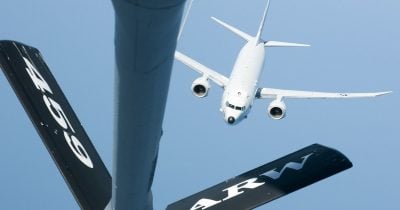 US Navy P-8 Poseidon refuels mid-air amid Middle East patrols