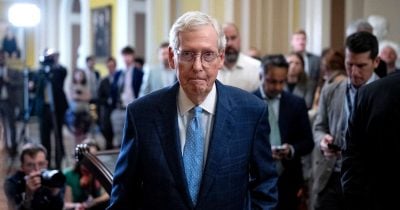 McConnell discharged from rehab, unlikely to return to Senate before fall