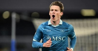 Scott McTominay gives Napoli the lead just before halftime