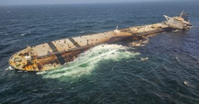 Oman intensifies efforts to contain oil spill from stranded tanker Caroline Bezengi