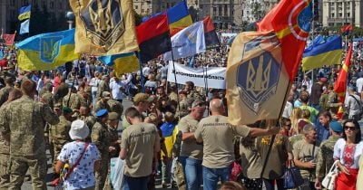 Ukraine marks 35 years of independence amid Russian missile attacks