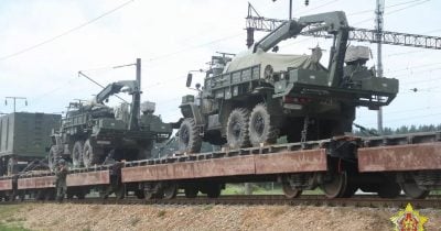Belarus builds military rail LINK near Ukraine border amid regional tensions