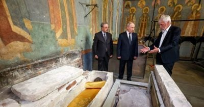 Russia reportedly mobilizes remains of medieval prince as symbolic gesture in Ukraine conflict