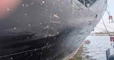 Interfax reports Russia struck vessel carrying military cargo at Ukraine’s port of Chornomorsk