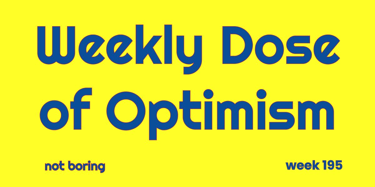 Weekly Dose of Optimism #195