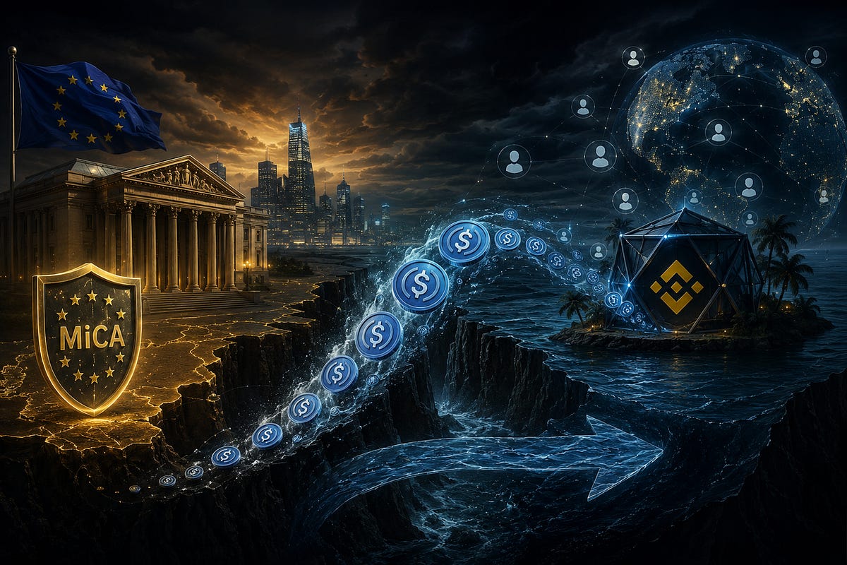 $1.8 Billion in USDC Left Binance After Its MiCA Setback. But Who Really Gained?
