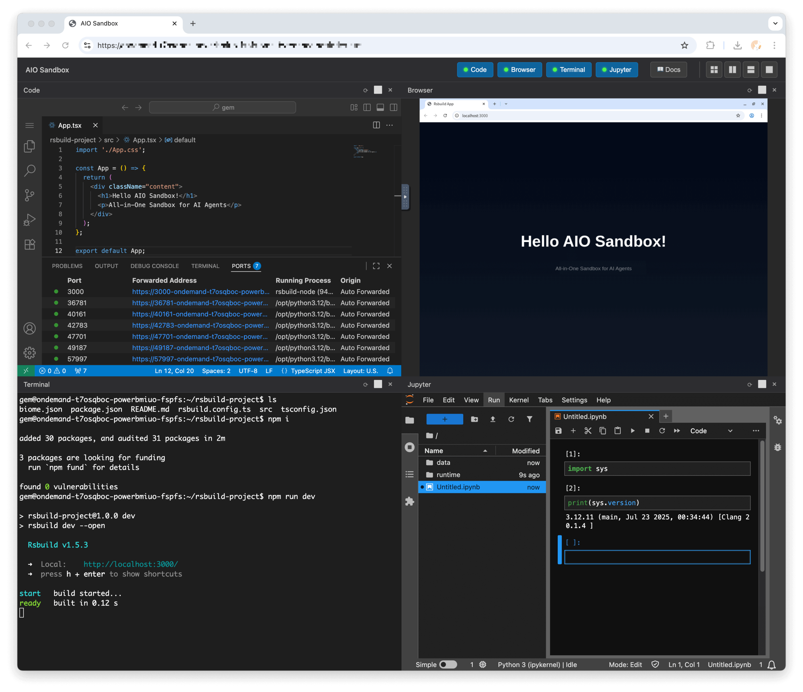 Agent-Infra Releases AIO Sandbox: An All-in-One Runtime for AI Agents with Browser, Shell, Shared Filesystem, and MCP